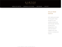 Tablet Screenshot of kartoe.com